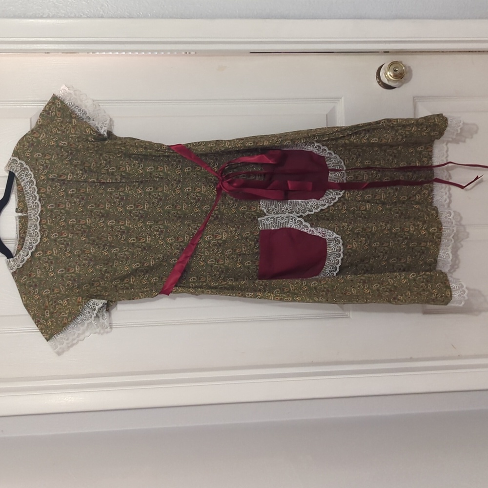 Vintage Creepy Doll Costume Dress (see description for size)